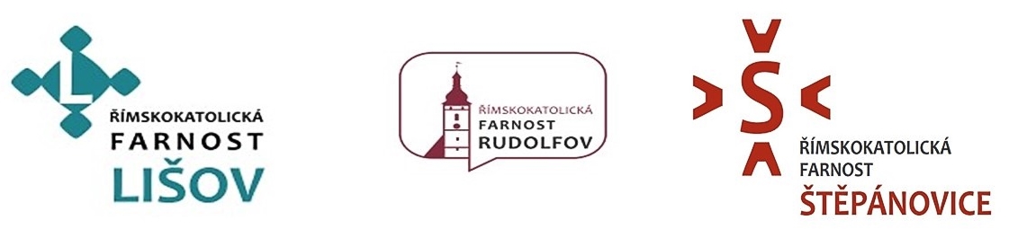 Logo Oznámení - Římskokatolické farnosti Lišov, Rudolfov, Štěpánovice